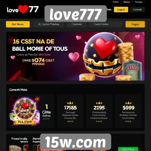 Promoções e bônus disponíveis em love777